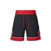 Jordan Colorblock High-Waisted Drawstring Shorts Women Bottoms Red Black DZ3353-010