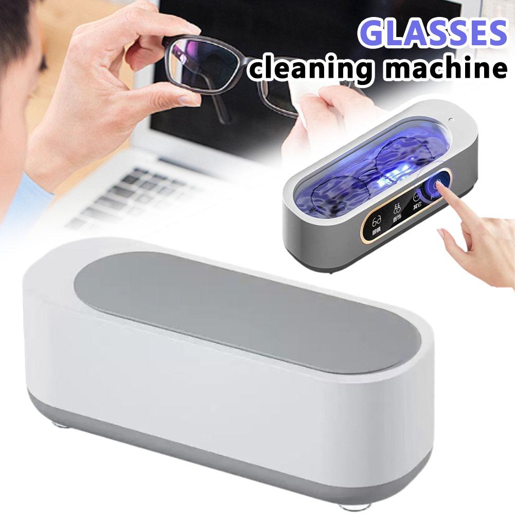 Ultrasonic Jewelry Glasses Cleaner - High Frequency Vibration Wash Machine Portable Efficient Deep Clean Daily Use Tool Battery