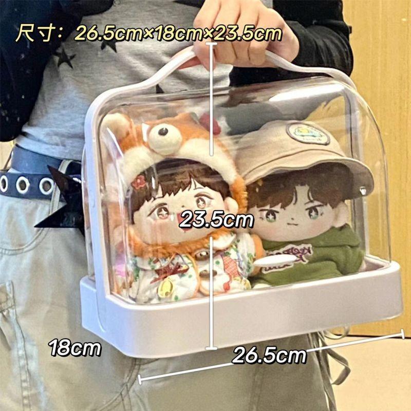Ita Bag Puppen-Display Kawaii Rucksack Für Schulmädchen Student Durchsichtig Schulter Crossbody Tasche Damen Itabag Lolita Handtasche