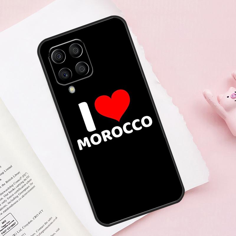Morocco Map Flag Case For Samsung Galaxy M13 M53 M16 M36 M56 M06 M52 M32 M12 M54 M34 M14 M35 M55 M15 M11 M31