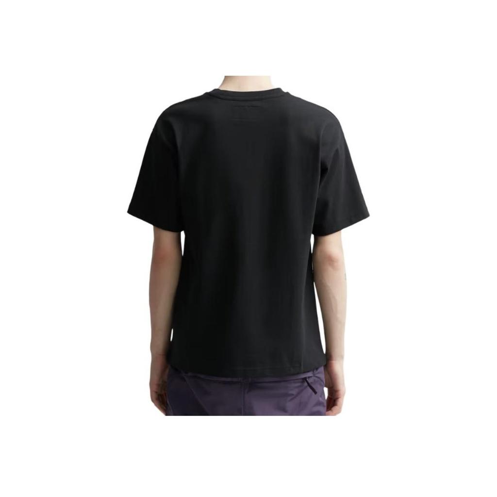 Nike Logo Letter Print Vintage Round Neck Drop Shoulder Short Sleeve T-Shirt Unisex T-Shirts Black FB2750-010