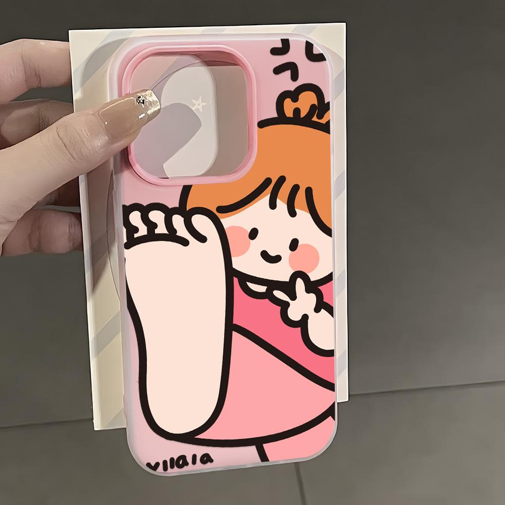 Bemalte Handyhülle für iPhone 15 11 13 14 für 15 16 Pro Max 12 13 16 Pro Niedlich Fasion Lustig Lanyard Handyhülle Neueste Top-Selling-Empfehlungen