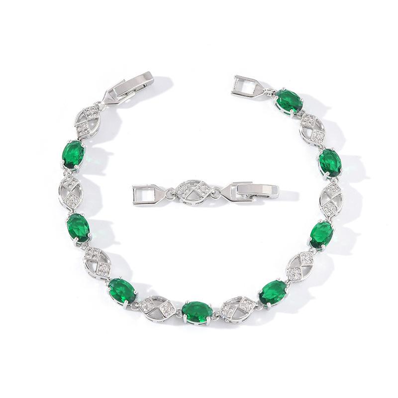 Brățară Diopsid Natural Aprovizionare Claritate Înaltă Culoare de Foc Flash Placare Vânt Curte Inlay Seiko Brățară Femei