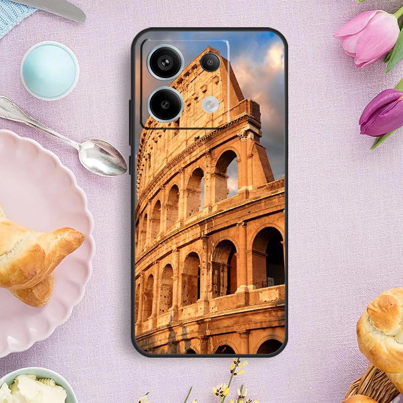 Colosseum Rome Italy Phone Case For Redmi Note 13 9 10 11 12 Pro Plus 10S 11S 12S Redmi 12 9C 10C 12C 13C Cover