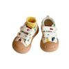 Children's open smile biscuit shoes spring and autumn new boys and girls ins board shoes soft sole versatile baby canvas shoes tide