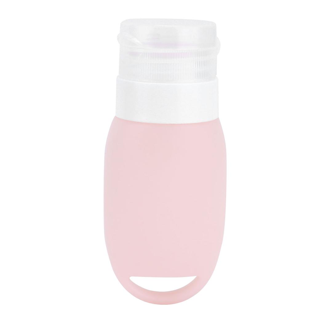 Silikonflasche Tragbar Leer Shampoo Lotion Flaschenbehälter für Outdoor-Reisen und ZuhauseRosa