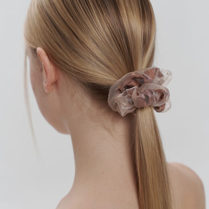 KINDABABY mesh layered scrunch - brown