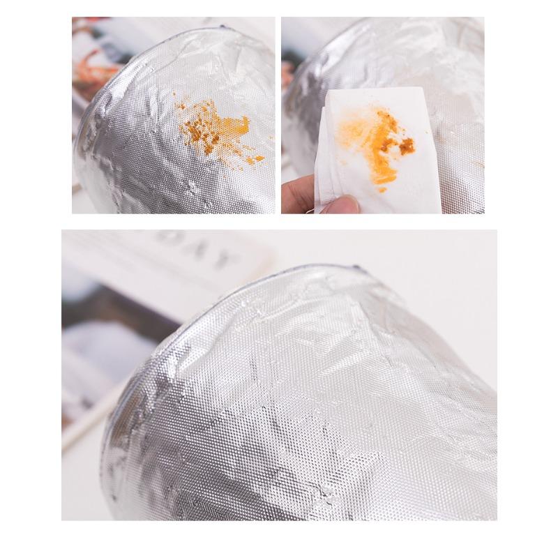 Handheld cylindrical insulated lunch bag, lunch box bag, portable, meal bag, waterproof, picnic bag, simple