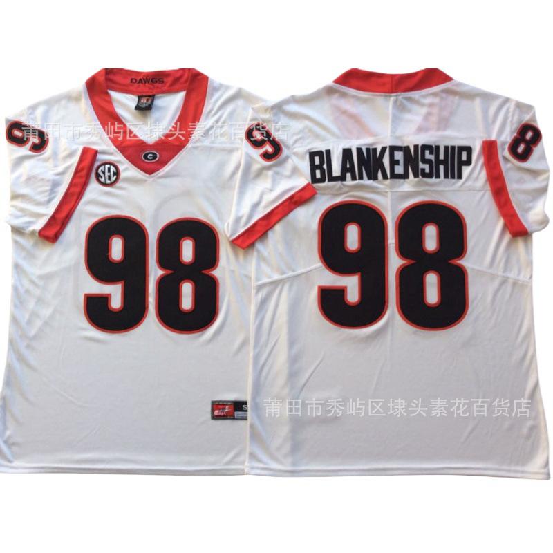 NCAA College Football Jersey Bulldogs Georgia Bulldogs Embroidery Spot Custom