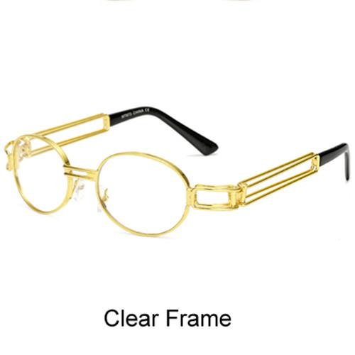 Sunglasses Steampunk Themed Retro Metal Frames Outdoor Framed Fashion Glasses