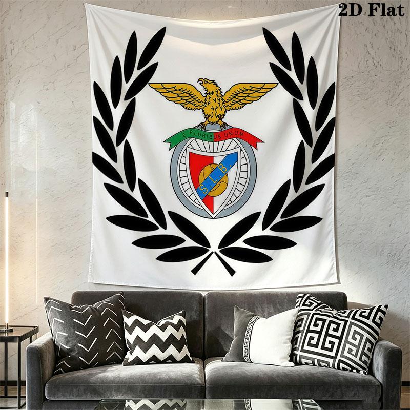 S.L. Benfica Wall Hanging Printed Fabric Blanket Decorative Tapestries for Bedroom Living Room Home Decor