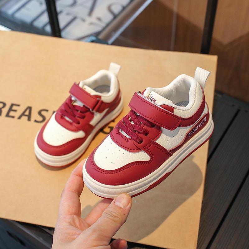 Baby toddler shoes spring and autumn models 1-3 years old 4 women's treasure casual shoes nine months boys casual board shoes soft-soled sports shoes