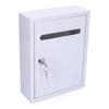 White Linear Model Steel Mailbox. Edm