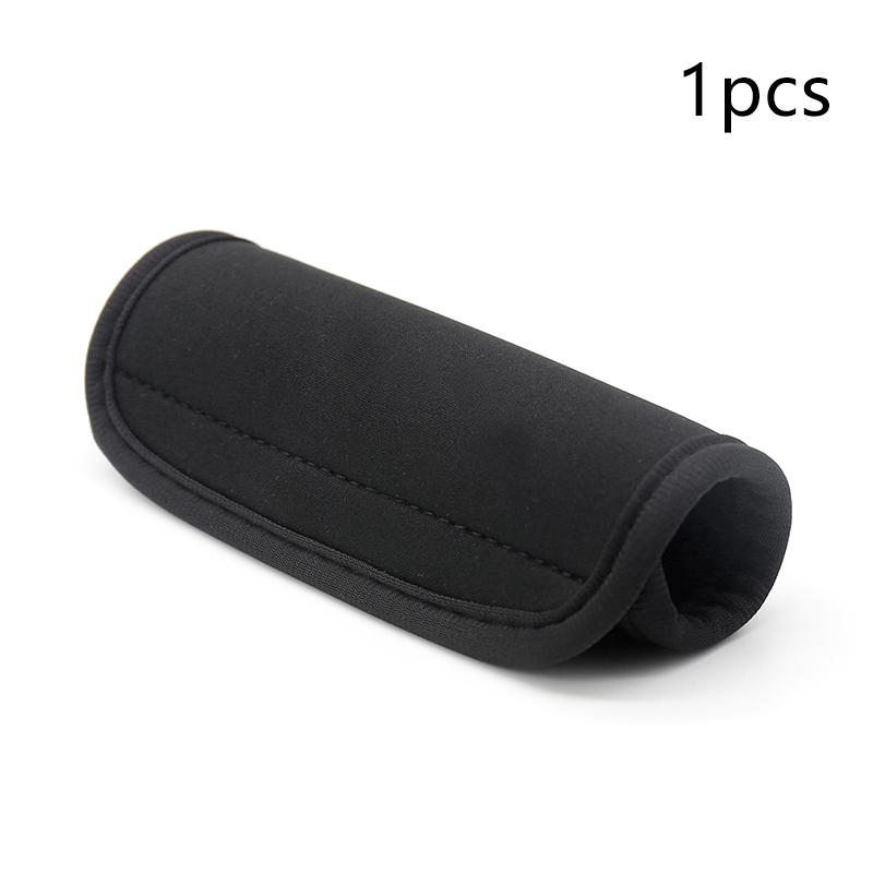 

Universal Neoprene Handle Grips Protective Covers for Luggage, Suitcase, Stroller & Cart Handles Comfortable & Non-Slip Travel Accessories 1pcs чорний