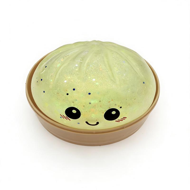 

Oversized Rainbow Dumpling Squishies Soft Slow Rebound Sensory Squeeze Toy Relief Anxiety Fidget Stress Ball For ADHD Autism золотой