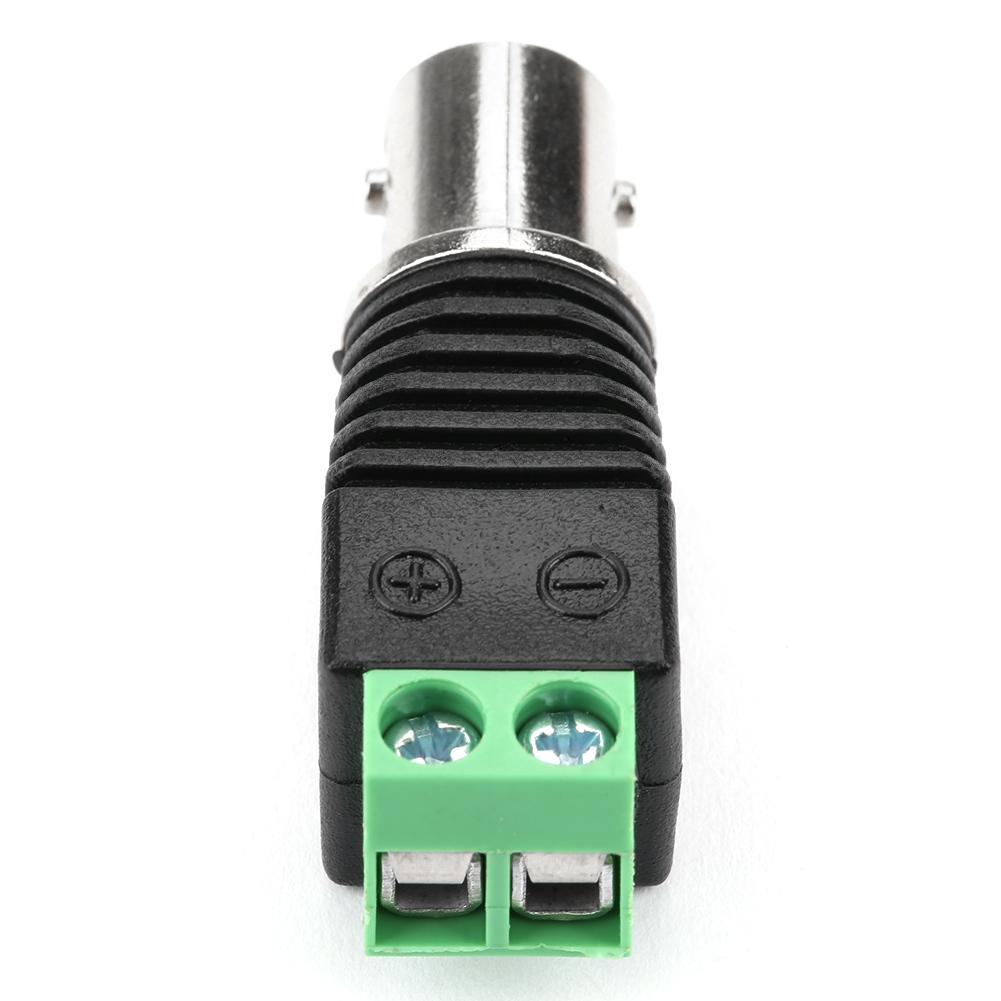10 Stück Grün Koaxial BNC Buchse Kabelanschlussklemme Adapter CCTV Video Balun Kamera