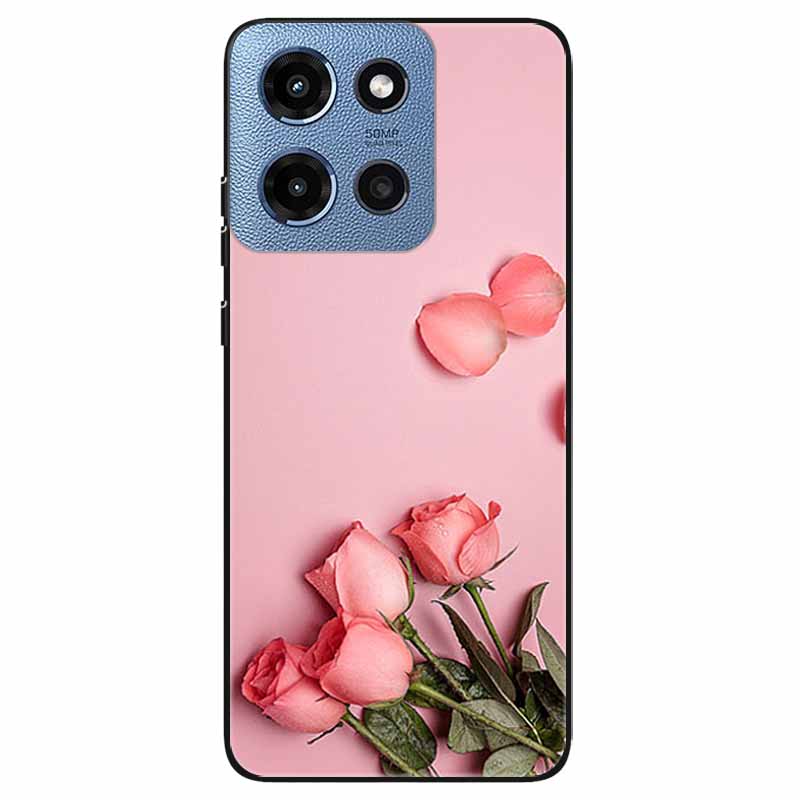 Phone Cases for Moto G 2025 5G Case Flowers Printing Silicone TPU Soft Covers for Motorola Moto G 2025 Back Shell For Moto G 5G