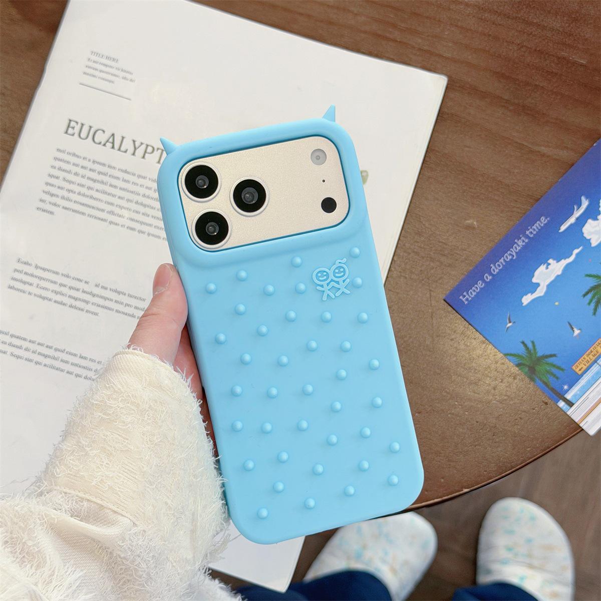 

Korean Devil Horn Spiky Case for iPhone 14/13/12/11/Pro/Max iPhone 17