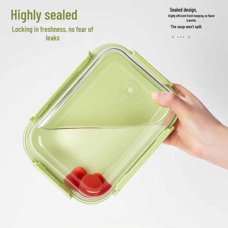 Leyongtu Glass Microwavable Lunch Box