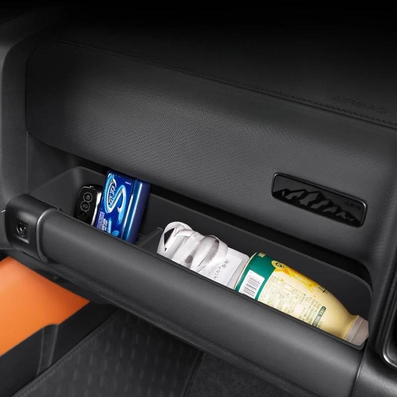 For Great Wall Haval H9 2024 2025 Passenger Storage Box Silicone Waterproof Co-pilot Organizer Interior Tidying Accessories