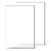 2-Pack Plexiglass Acrylic Sheets 24 X 36 Inch Plastic Sheets 1/4 In Thick