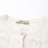 Kemengboka Women's Thickened Cable Knit Cashmere Cardigan