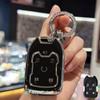 Key Fob Cover for GMC Yukon Chevy Tahoe /Suburban HYQ1AA 2014 2015 2016 2017 Keyless Entry Key Shell case Keychain Lanyard