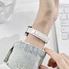 Farebný priehľadný štýlový remienok pre pre Samsung Galaxy Fit 3 Fit3 SM-R390 Slim náhradný remienok na zápästie náramok