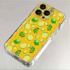 Summer Citrus Lime Phone Case For iPhone 17 Air 16E 16 15 14 11 Pro Max Plus 13 12 Mini 8 7 X Transparent Shockproof Cover