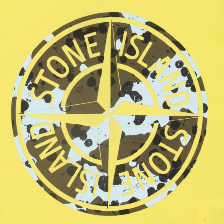 Stone Island T-Shirt Round Neck Pullover Letter Print Short Sleeve Kids tops 791621050-V0031