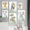 Graffiti Art Animal Canvas Painting Funny Pony Elephant Tiger Wall Art Poster Living Room Bedroom Home Decoration Mural No Frame