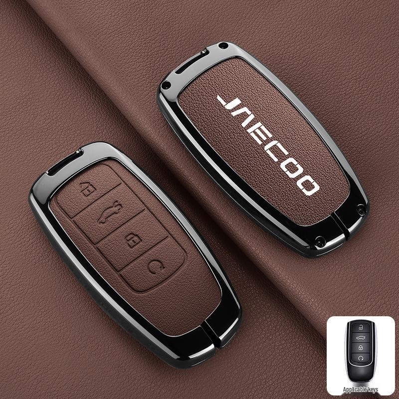 Chery Tiggo 8 PRO J8 J7 için JAECOO Metal Akıllı Anahtar Kılıfı - Kişiselleştirilmiş Uzaktan Kumanda Kapağı