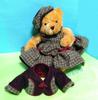 [USED] Retro Classic Teddy Bear Plush Toy Hat Bolero Dress Bear