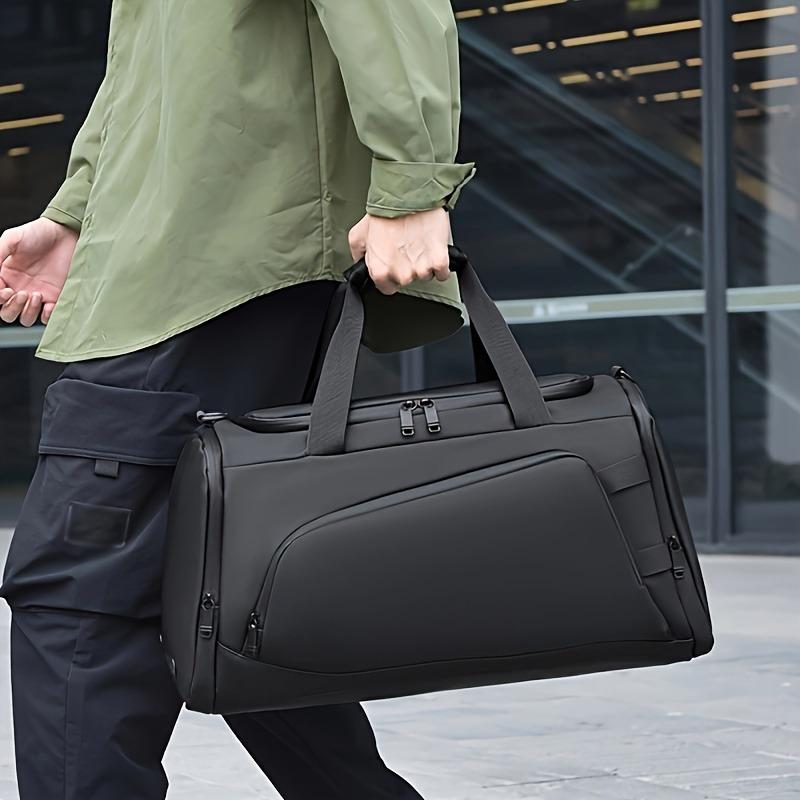 Large Capacity Versatile Duffel Bag with Multiple Compartments & Shoe Pocket,Unisex Casual Sport Fitness Bag for Gym, Travel & Overnight Trips