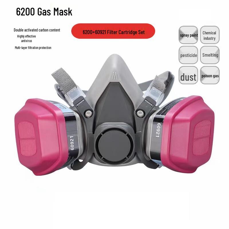 OIMG Reusable Half-Face Respirator with 60923 Filters