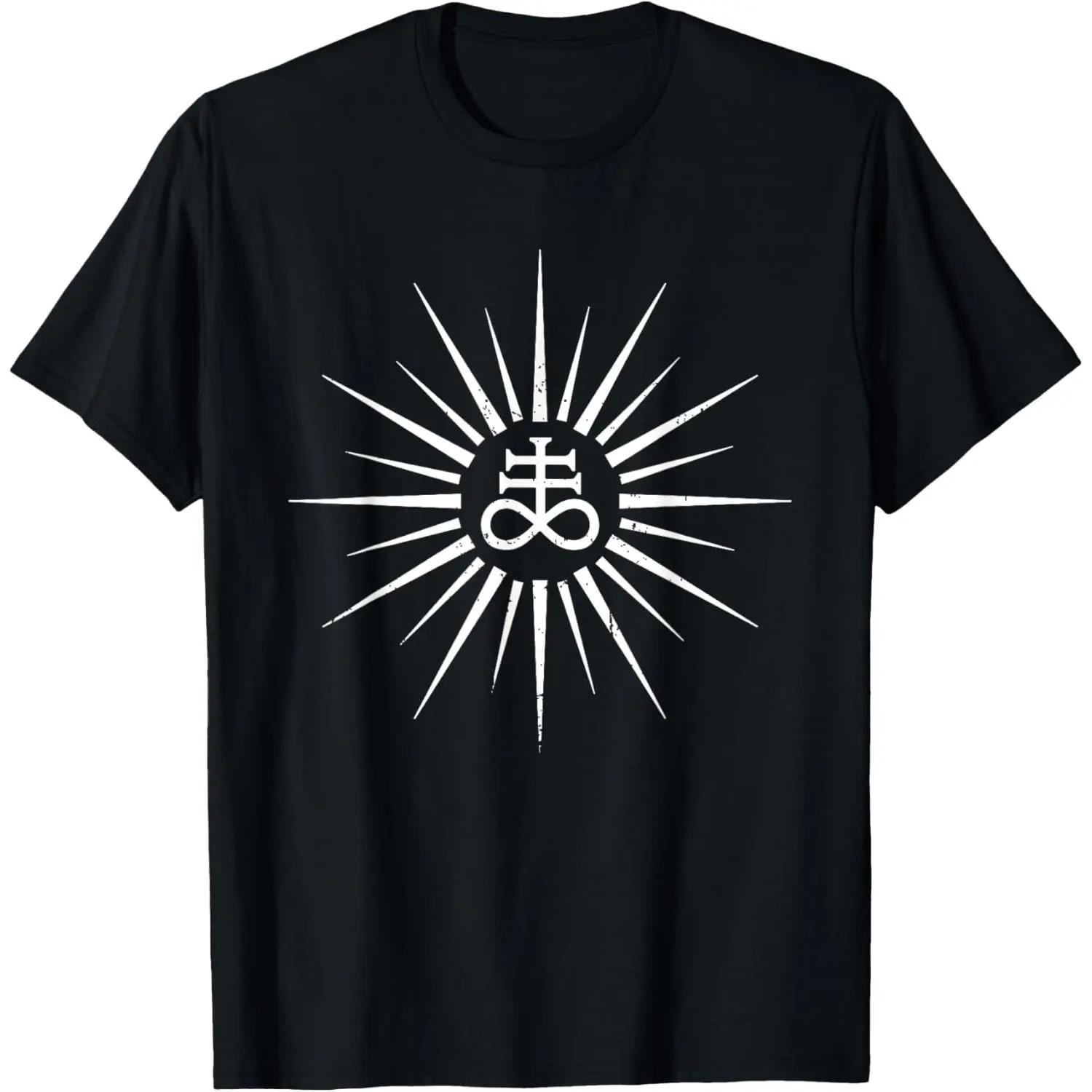 

Leviathan Cross Satanic Symbol - occult gift idea T-Shirt XXXXXL чорний