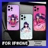O-No-K Charakter A-Ai Hoshino Handyhülle Für iPhone17,16,15,14,13,12 Plus,Max Weiches Silikon Schwarze Hülle