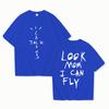 New Hot Look Mom I Can Fly Printed T-shirts Women Unisex Casual Loose Round Neck Creative Personalized Y2k T-shirts