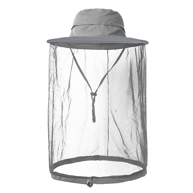 

Унисекс шляпа-ведро от комаров и насекомых, летняя уличная шляпа от солнца для рыбалки и джунглей, мужская дышащая сетка, защитная сетка для всего лица