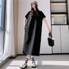2024 Spring/Summer Plus Size Women's Embroidered Loose Cotton Dress