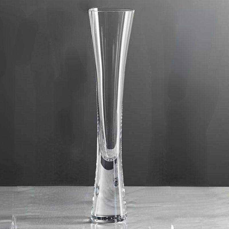 110ml Elegant Champagne Flute Slim Heavy Bottom Glass Crystal Champagne Cup Sprakling Wine Milkshake Cup 1 Piece