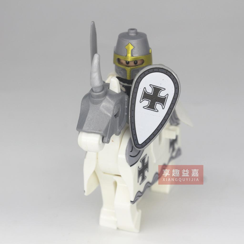 Middle Ages hospital  Crusaders Knights templar cavalry of the holy sepulchre Building Block Dragon knight Toys For