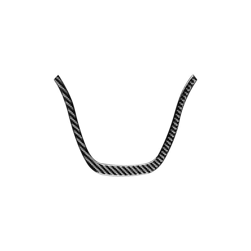 Real Carbon Fiber Car Accessories Driver Wheel Trim Cover Sticker For VW Touareg 7P MK2 2011 2012 2013 2014 2015 2016 2017 2018