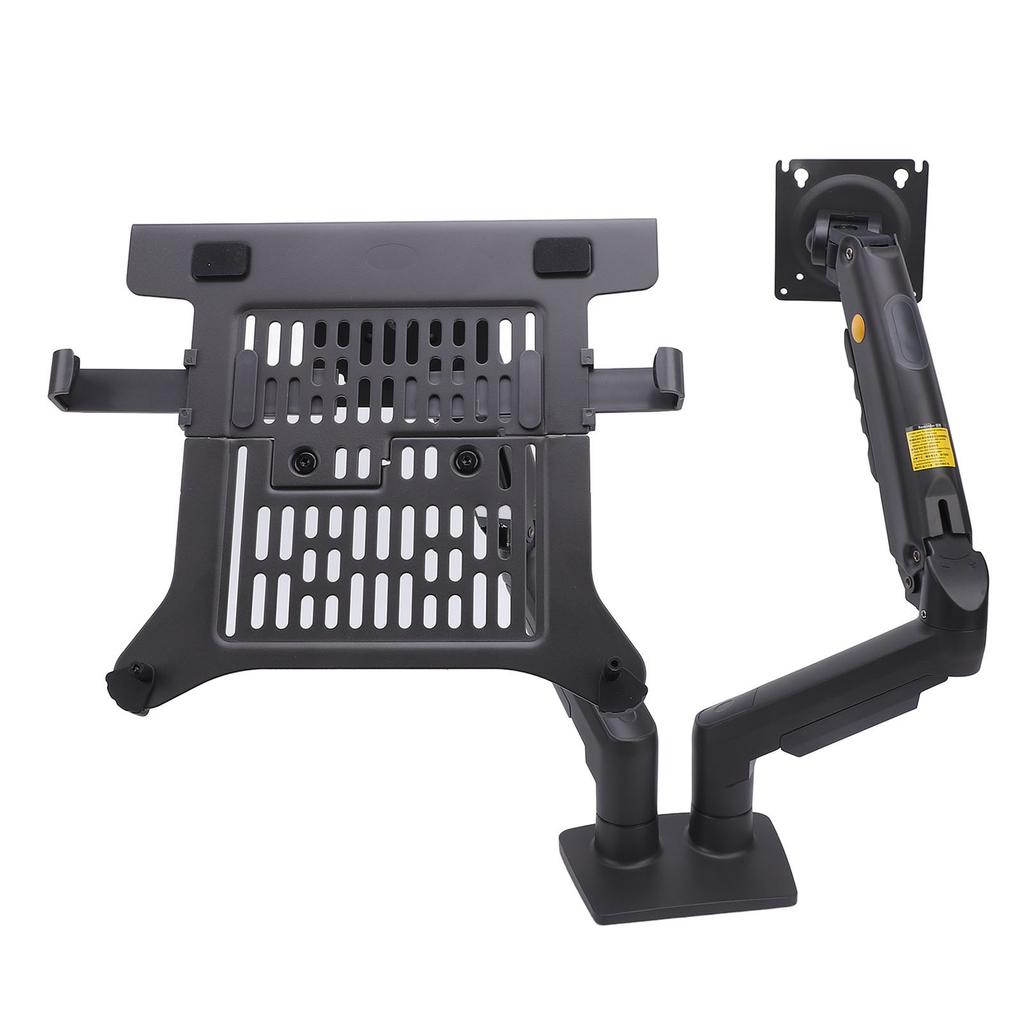 Display and Laptop Mount F160-FP Adjustable 2 in 1 Combo Mount for 17-30in Display 10-17in Laptop