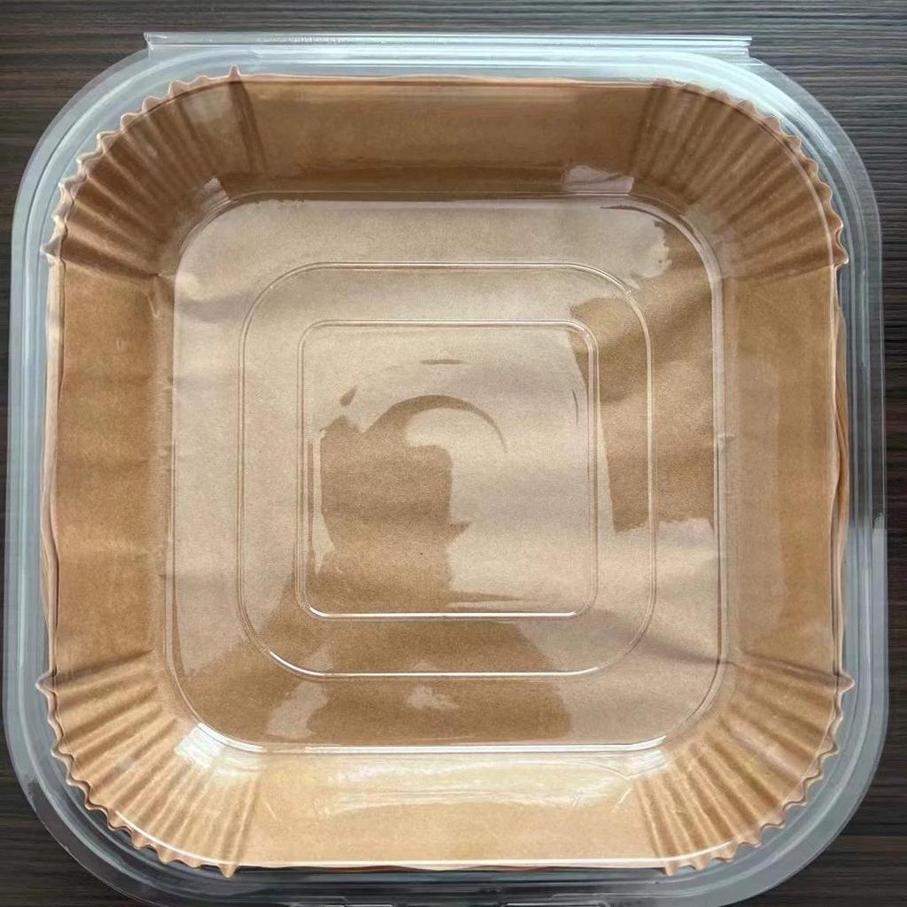 Heißluftfritteusen-Ölabsorbierende Hochtemperatur-Backpapier-Einlagen - Runder Silikonpapier