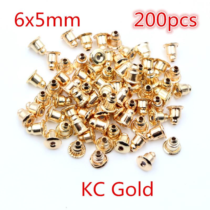 Multi-colors Metal and Plastic Earring Back Plug Cap Nail Accessories Anti-allergic Anti-inflammatory DIY Jewelry Accessories