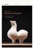 Little Tang Horse Ceramic Tea Pet Ornament - Zodiac Personality Tea Set Accessory for Decoration