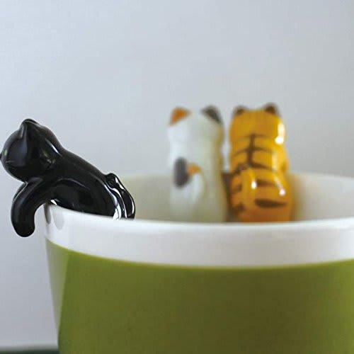 Decor Corporation Climbing Spoon Calico Cat Size: Approx. W1.8 D2.8 H11 MG-48778