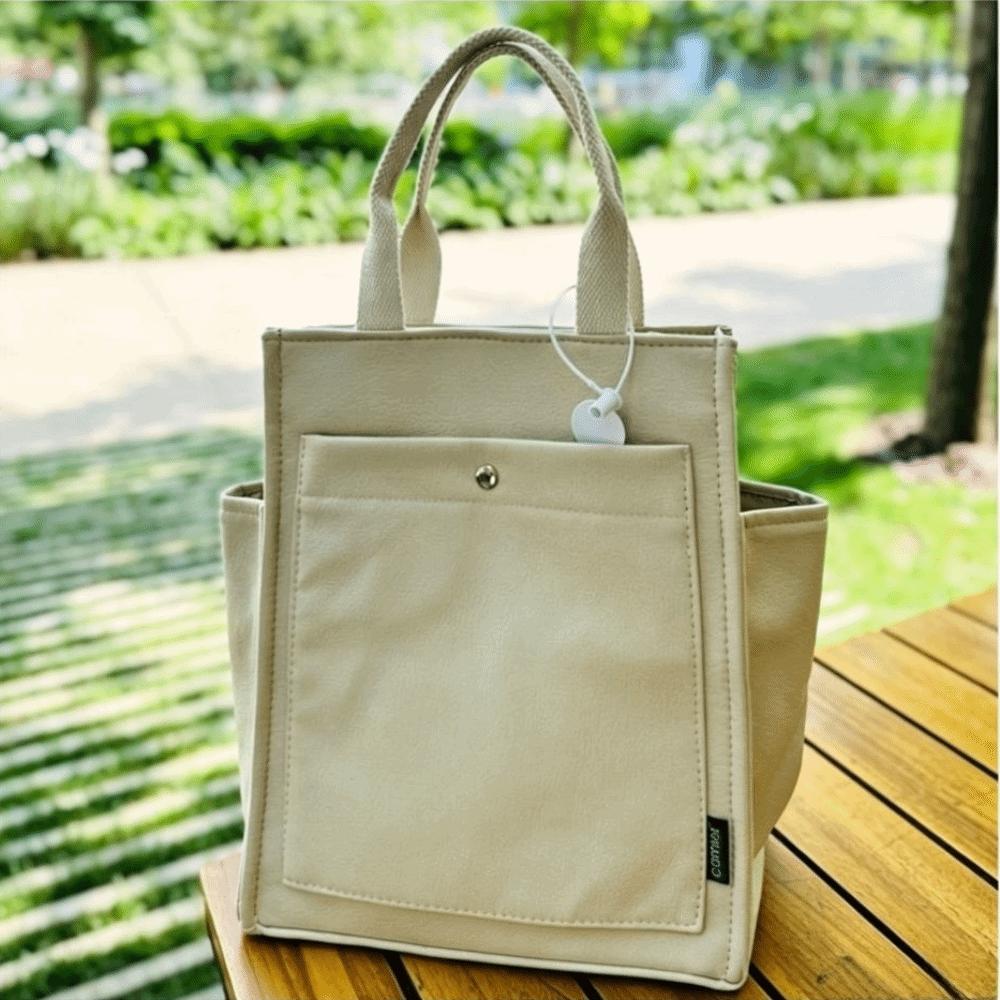 Large Capacity Shoulder Bag Multi-functional Student File Handbag Kid Tuition Bag Daily Use