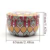 4pcs Round Cookie Tin Box Metal Biscuit Packaging Iron Can Candy Jar  for Dry Spices and Sweets